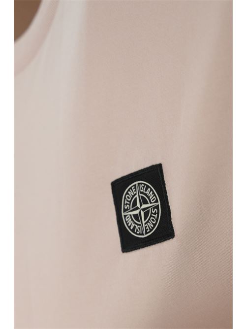 T-shirt 2100039 in cotone Antique Rose STONE ISLAND | 2100039S0013V0082